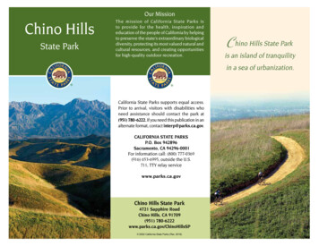 Chino Hills State Park - California State Parks