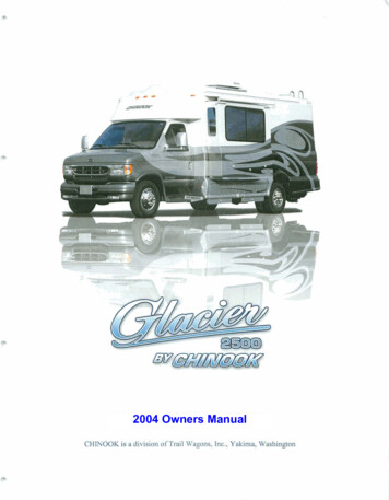 2004 Owners Manual - Chinook RV Club