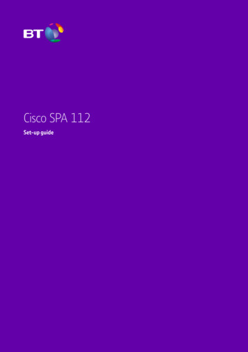 Cisco SPA 112 - BT Business