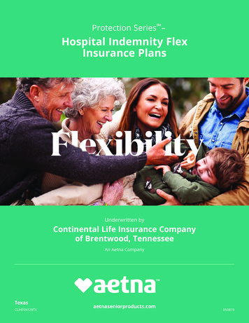 Protection Series Hospital Indemnity Flex Insurance Plans - Aetna