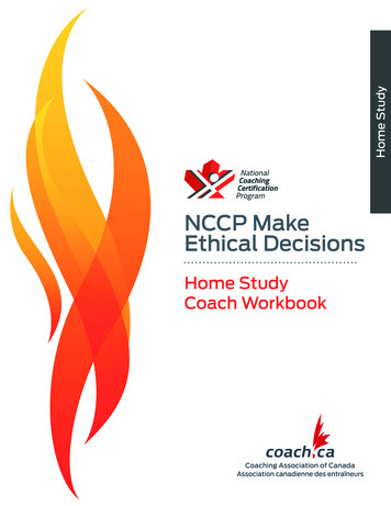 NCCP Make Ethical Decisions - ViaSport