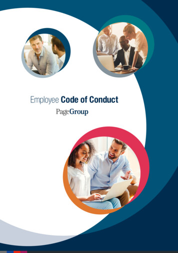 Employee Code Of Conduct - Page Group