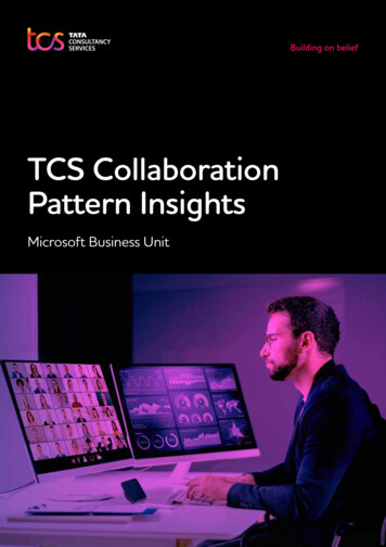 TCS Collaboration Pattern Insights - Adoption.microsoft 