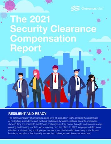 The 2021 Security Clearance Compensation Report