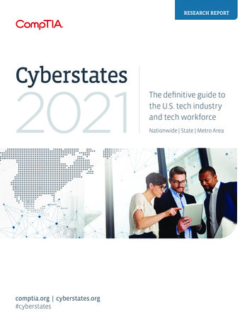 CompTIA Cyberstates 2021 VFinal