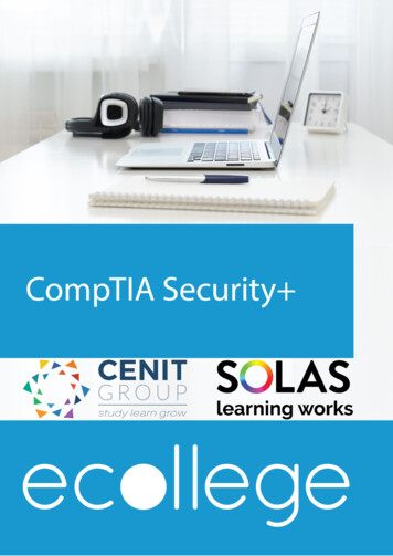 CompTIA Security - ECollege Course