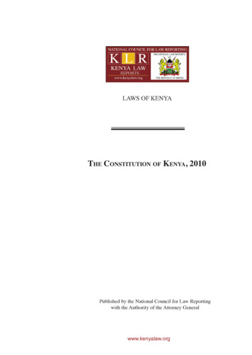 Laws Of Kenya
