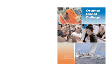 2006-2007 Orange Coast College Catalog