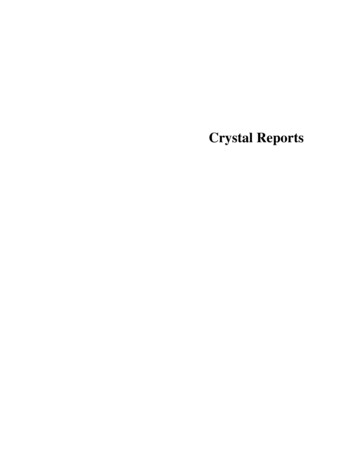 Crystal Reports - Insight Direct