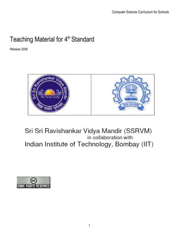 Teaching Material For 4th Standard - IIT Bombay