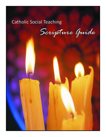 Catholic Social Teaching Scripture Guide - USCCB