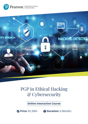 PGP In Ethical Hacking & Cybersecurity