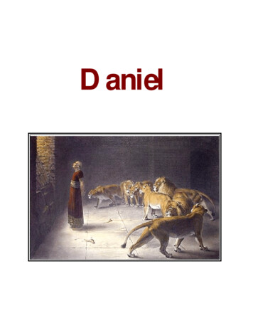 Daniel - NORTHWEST COLLEGE OF THE BIBLE