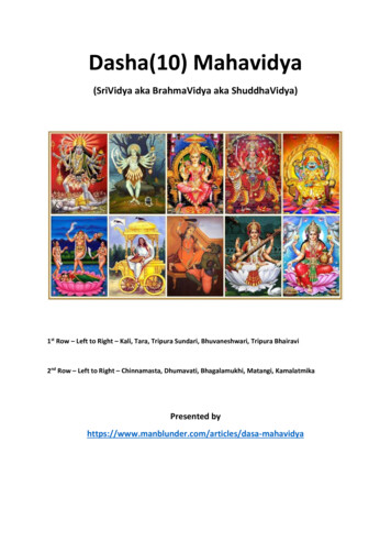 Dasha(10) Mahavidya - Learn Kriya Yoga