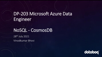 Azure NoSQL Offerings - Microsoft