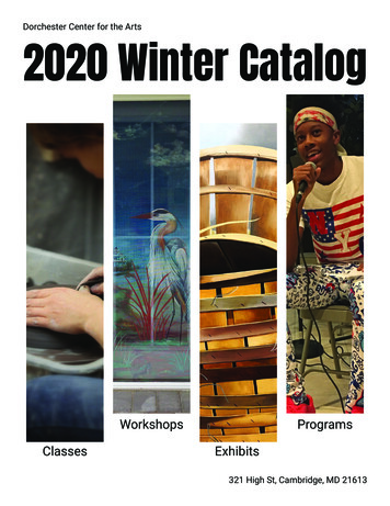Dorchester Center For The Arts 2020 Winter Catalog