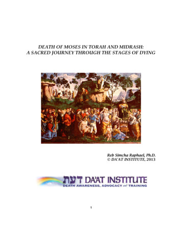 Death Of Moses In Torah And Midrash: A Sacred Journey Through The .