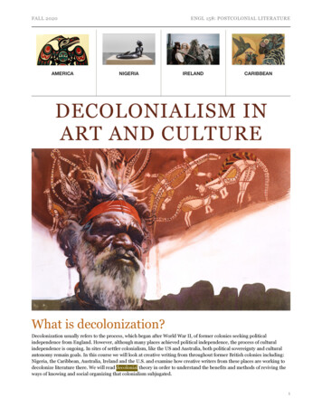 Decolonialism In Art And Culture