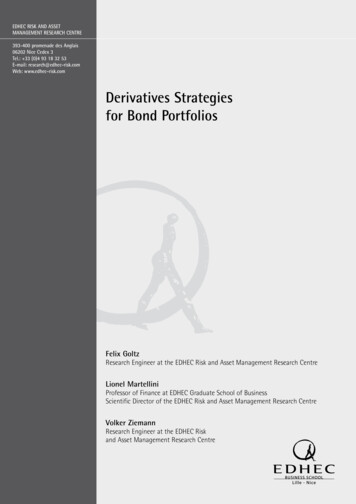 Derivatives Strategies For Bond Portfolios - EDHEC Business School