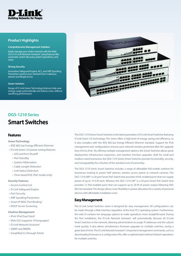DGS-1210 Smart Series Datasheet (source Files) - CNET Content
