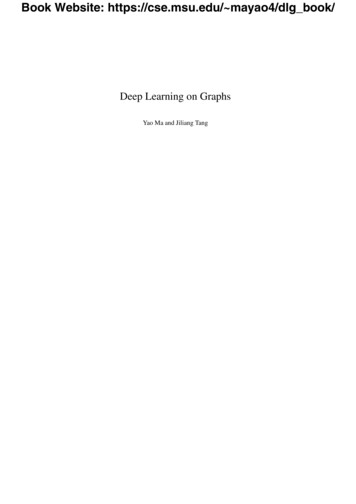Deep Learning On Graphs - Michigan State University