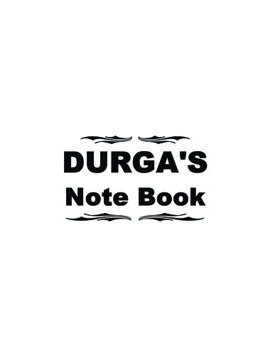 Durga Book 1 - DURGA SOFT