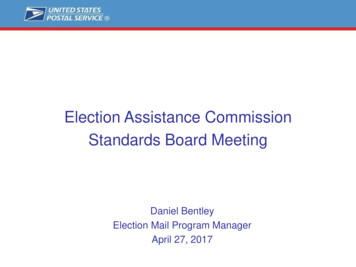 Election Assistance Commission Standards Board Meeting - EAC