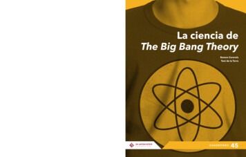 La Ciencia De The Big Bang Theory - Fundación Dr. Antoni Esteve