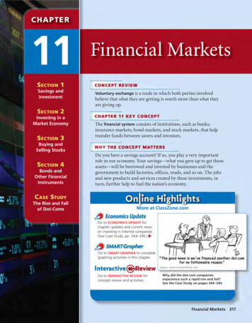 11 Financial Markets - Weebly