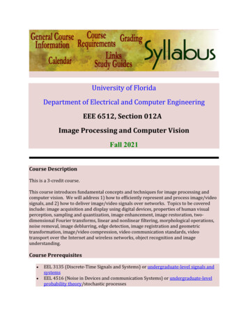 University Of Florida Department Of Electrical And Computer Engineering