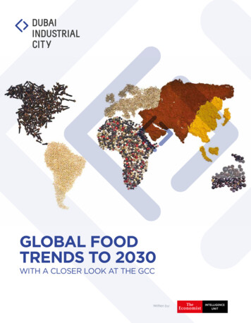 GLOBAL FOOD TRENDS TO 2030 - Economist Impact