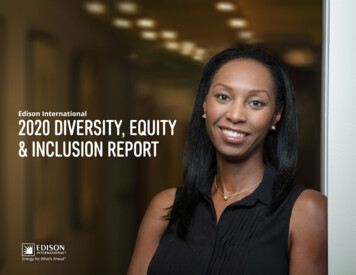 Edison International 2020 Diversity, Equity & Inclusion Report