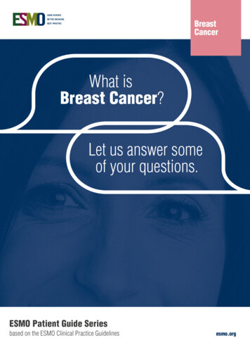 What Is Breast Cancer - ESMO