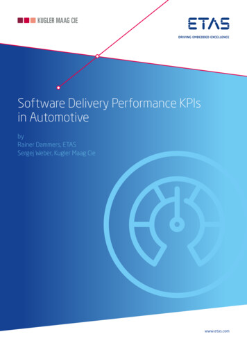 Software Delivery Performance KPIs In Automotive - ETAS