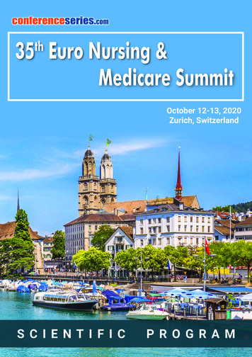 Conferenceseries 35th Euro Nursing & Medicare Summit