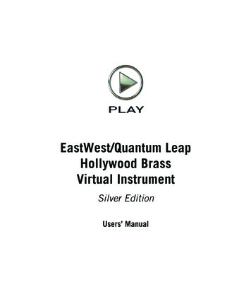 EastWest/Quantum Leap Hollywood Brass Virtual Instrument
