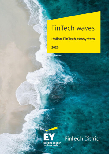FinTech Waves - The Italian FinTech Ecosystem 2020 - EY