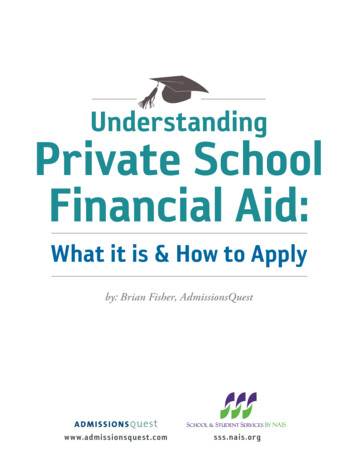 Understanding Private School Financial Aid