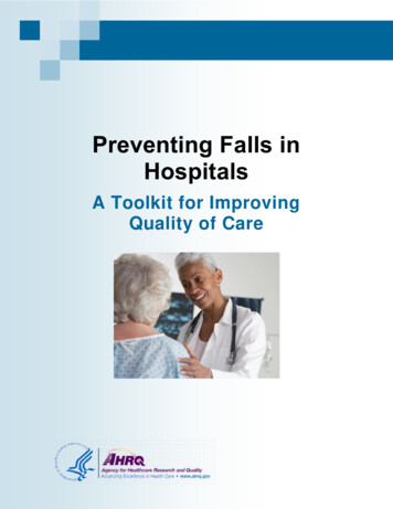 Preventing Falls In Hospitals