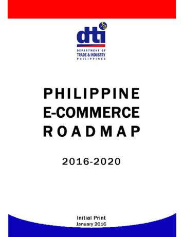 Philippine E-Commerce Roadmap