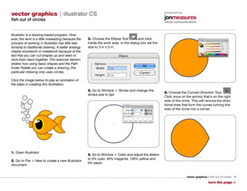 Vector Graphics Illustrator CS ﬁsh Out Of Circles Jonmeasures Visual .