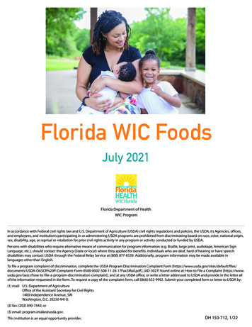 Florida WIC Foods