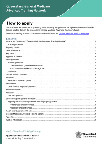 How To Apply - Queensland Health