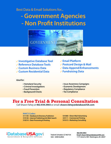 For A Free Trial & Personal Consultation - DatabaseUSAgov 