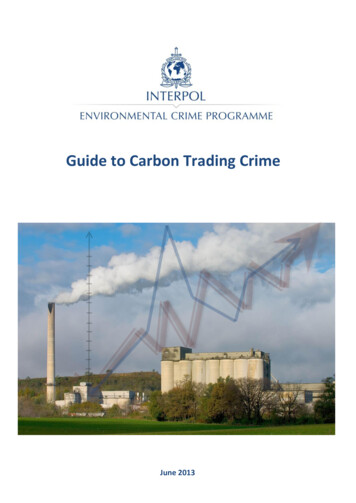Guide To Carbon Trading Crime - Interpol