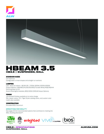 HBeam 3.5 (HB3.5) - Spec Sheet - ALW