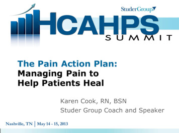 The Pain Action Plan: Managing Pain To Help Patients Heal