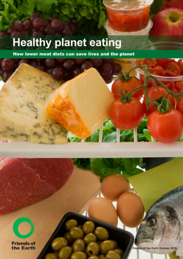 Healthy Planet Eating - Friends Of The Earth