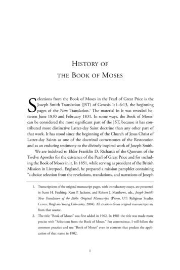 THE BOOK OF MOSES S - Religious Studies Center