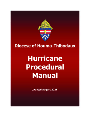 Hurricane Procedural Manual